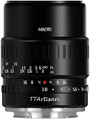 TTArtisan 40mm F2.8 APS-C Планината Леќи на Камерата (Fuji Планината, Црна)