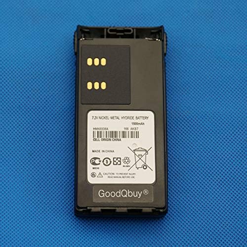 GoodQbuy 1500mAh NI-МЗ Заменетата Батерија за полнење за Motorola Радио HT750 HT1250-апарат gp320 GP328 GP338 HNN9008 HNN9008A HNN9008AR