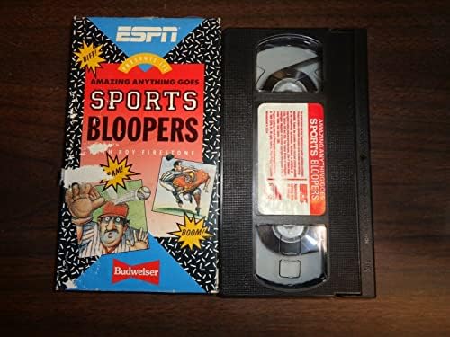 Користи VHS Филм Компатибилен со ESPN Неверојатни Bloopers Спорт (V)