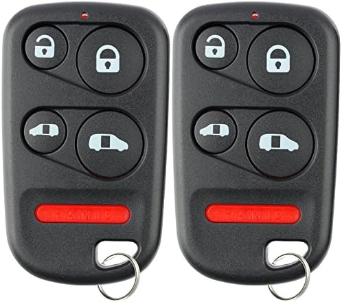 KeylessOption Keyless Entry Далечински Автомобил Копче Фоб Clicker за Хонда Одисеја E4EG8DN (Пакување од 2)
