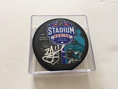 Џејмс Sheppard Autographed 2015 SJ Ајкули Стадион Серија Хокеј дух пакостник Потпишан од г - Autographed NHL Пакови