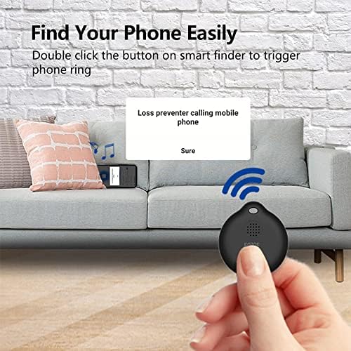 Eozoe Клучни Пронаоѓач, 1 Пакет Smart Bluetooth Tracker Локатор со Клучните Синџир за Клучеви, Деца, Паричници, домашни Миленици