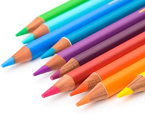 UXZDX CUJUX 100 Боја Моливи Поставите Професионални Ликовна Уметност, Цртање Боја Обоени Молив Подарок Кутија Резерви (Боја : A)