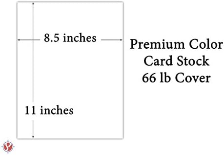 Премиум Боја Картичка Акции Хартија | 50 На Пакет | Чувствувате Дебело 65-lb Cardstock, Совршен за Училишни Материјали, Празник Изработката,