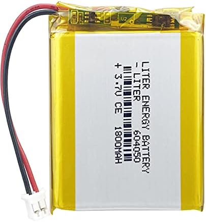 Литар energybattery 3.7 V Lipo Батеријата 1800mAh Литиум јонска Полимер Батерија 604050 Литиум Полимер ion Батерија со JST Конектор