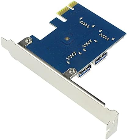 YinaLoi PCIe 1 до 4 PCI-Експрес 16X Столб Картичка, PCIE Splitter 1X за Надворешни 4 USB 3.0 Адаптер, PCIe Мултипликатор да USB Bitcoin