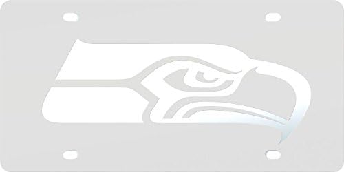 Stockdale Seahawks Frost Дизајн Делукс Ласерски Сече Акрилик Инкрустирани Огледува Табличка Ознака Фудбал