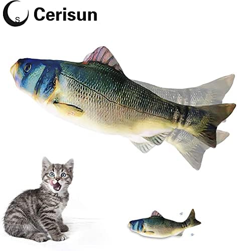 USB Интерактивни Електрични Движат Риба Мачка Играчка Catnip Риба Играчки за Мачки Кои се Движат за да Ги задржиме Задоволни Зафатен