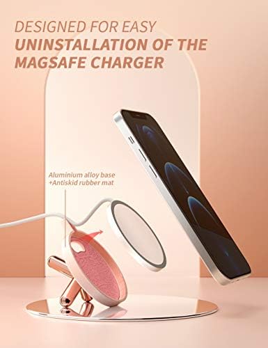 јас-Blason Cosmo Серија Телефонот се Залагаме за Magsafe Полнач, MagSafe Стојат Носителот со Muti-Агол Поддршка Компатибилен со Apple