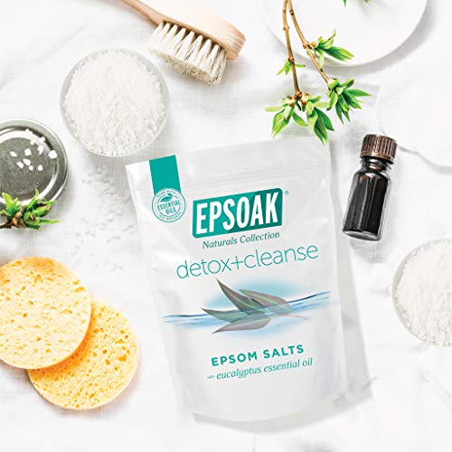 Epsoak Секојдневниот Epsom Соли - 2 кг. Detox + Очисти Бања Соли