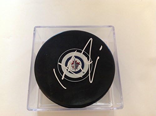 Андреј Ladd Потпишан Хокеј дух пакостник Winnipeg Авиони Autographed б - Autographed NHL Пакови