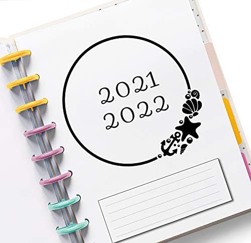 2021-2022 Месечна Излет Календар заменливите патрони за уредите за 11 Диск Голема Planners, Лабава-Лист Внесува (Љубов)