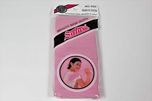 Salux Најлон Јапонски Убавина На Кожата Бања Миење Текстил/Крпа Розова 1 Count