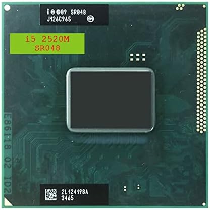 WMUIN CPU Processor I5-2520M I5 2520M SR048 2.5 GHz Dual-Core Quad-Тема CPU Processor 3M 35W Штекер G2 / RPGA988B Компјутерски Хардвер