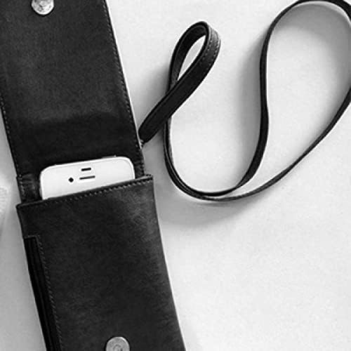 Стилски Збор Turophile Арт Деко Подарок Мода Телефон Паричникот Чанта Виси Мобилни Торбичка Црна Џеб