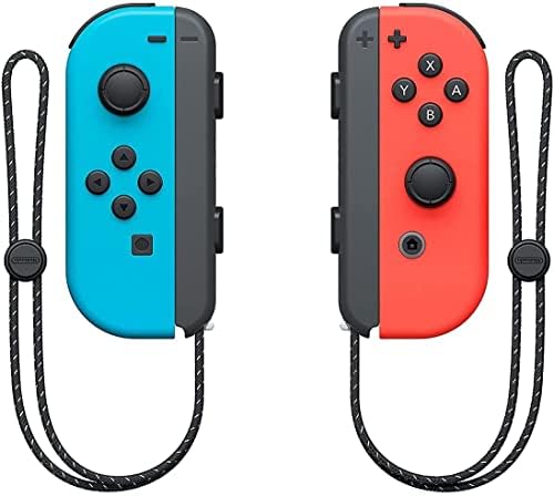 Nintendo Switch – OLED Модел w/Неонски Црвено & Неонски Сина Радост-Con, Пакет 128GB SD Картичка
