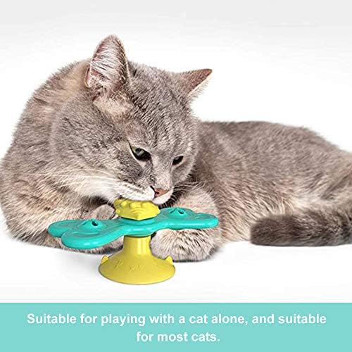 Tylu Плочата се Вртат Ветерници Мачка Играчки со Catnip Топката Ветерници Мачка Играчки Интерактивни Џвакање Играчки со Вшмукување