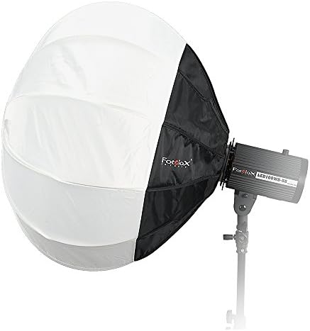 Fotodiox Фенер Softbox 26in (65cm) Свет - Расклопна Свет Softbox со Broncolor Speedring за Broncolor (Влијание), Visatec, и Компатибилен