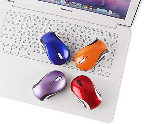 Мини Мали Безжичен Глушец за Деца Деца Од 3-7 Години Дете Големина Оптички Преносни Мини Cordless Глувци со USB Приемник за Лаптоп