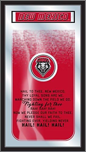 Холандија Бар Столица Ко. Ново Мексико Lobos Борбата Песна Огледало (26 x 15)