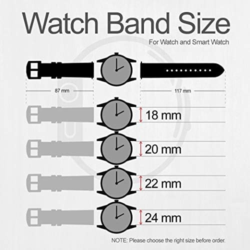 CA0534 Сон Catcher Волкот Завива Кожа & Силикони Smart Watch Бенд Рака за рачен часовник Smartwatch Smart Watch Големина (20mm)