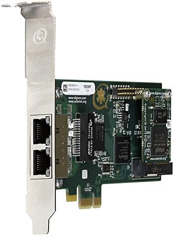 Digium 1TE235F Две Span Дигитални T1/E1/J1/PRI PCI-Експрес X1 Картичка