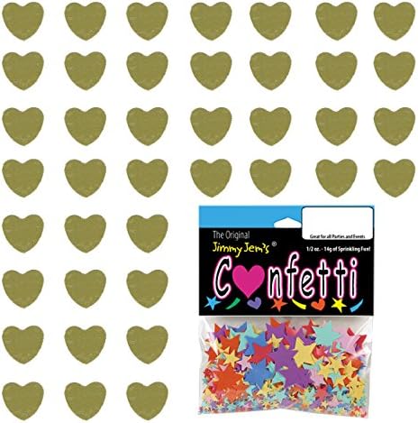 Confetti Срцето 1/4 Златно - Мало Пакување 8531 QS0