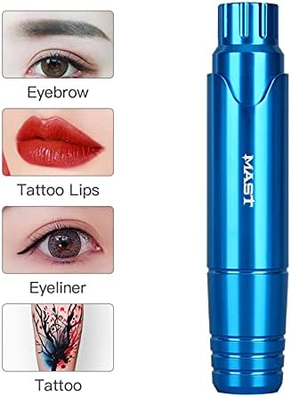 Професионални Тетоважа Машина P10 Комплет Тетоважа Ротари Pen Set Тетоважа Трајна Шминка LCD Напојување за Тетоважа Уметник Eyeliner,Blue1