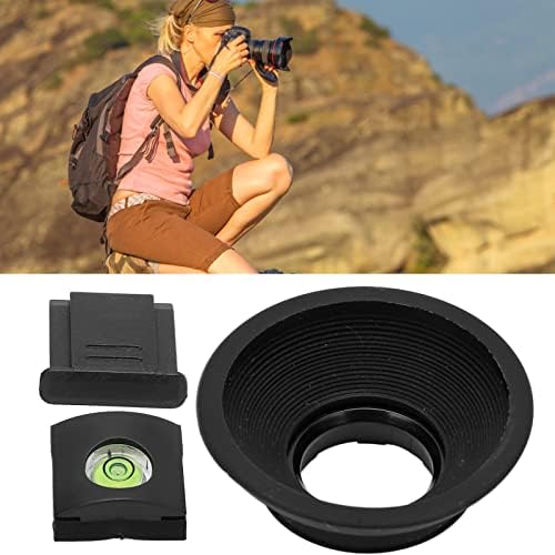 Qinlorgo Камера Eyecup, пронаоѓачот на изглед Заштитник Мека Заштитна Посебен Облик Лесни Преносни со Топла Чевли Ниво Топла за D700