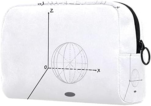 Шминка Торба Патент Затворање Компактен Toiletry Торба Чанта,математика координати