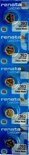Рената Батерии 393 Види Батеријата (5 Pack)