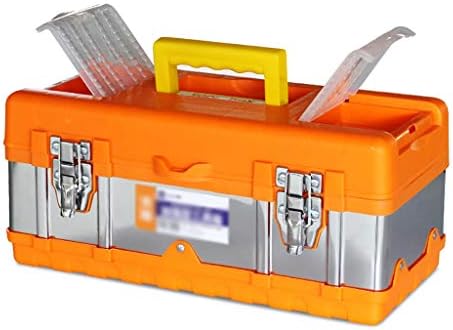 ZSHLZG лента со алатки Пластични Двоен Слој пати се Згусне Електричар Уметност Модел Складирање Кутија 14/17/19 инчи (Големина :
