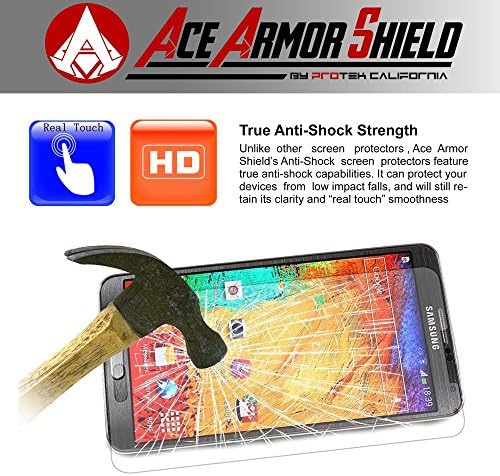 Аце Оклоп Shield да се Загрози Отпорни Екран Заштитник за Apple iPhone 6 Плус 5.5 / Воена Одделение / High Definition / Максимум