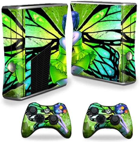 MightySkins Кожата Компатибилен со Microsoft Xbox 360 S Слим + 2 Контролер Кожи заврши Налепница Кожи Самовила