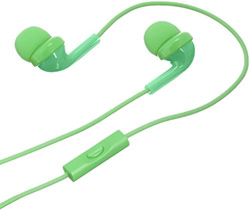 Амазон Основите Во Уво Слушалки Earbuds со Микрофон, Зелена