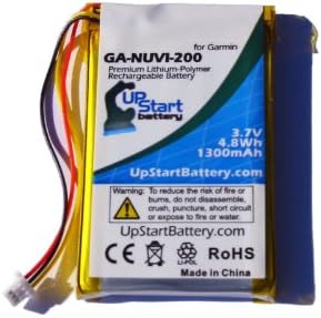 Замена за Garmin Nuvi 755 Батерија - Компатибилен со Garmin 361-00019-11 GPS Батеријата (1300mAh 3.7 V Литиум Полимер)