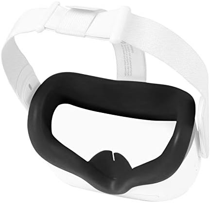 Denpetec VR Силиконска Маска Interfacial за Oculus Потрагата 2 Око Заштита Покрие Додатоци,Sweatproof Lightproof Анти-Протекување,Лесно