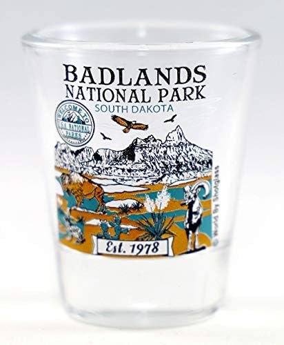 Badlands Јужна Дакота Националниот Парк Серија Колекција Shot Чаша