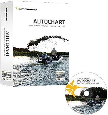 Humminbird Autochart DVD PC Софтвер за Мапирање w/Нула Линии Мапата Картичка
