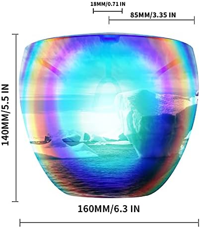 FEISEDY Целосна Покрие Лицето Стакло Заштитни Очила Огледало Shield очила за сонце Анти Магла B2781