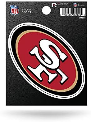 NFL San Francisco 49ers Умре Сече Тим Логото Кратко Спорт Налепница