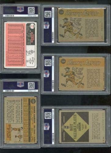 1960 Topps 566 Хенк Арон All Star Спорт Списание PSA 4 Оценување на Бејзбол Картичка - Slabbed Безбол Картички