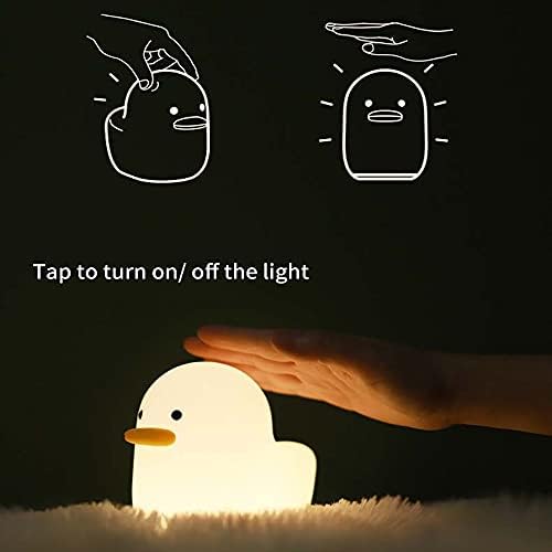 Ipalmay Дома Ноќ Светла за Деца USB Полнење Светилки , ABS+PC Ноќни Ламби за Доење, Допир за Контрола на&Поставување на Тајмерот,