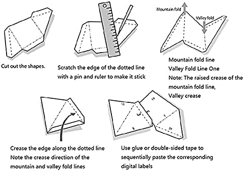 WLL-ДП Mouses и Сирење DIY Хартија Скулптура Оригами Загатка Хартија Модел 3D рачно изработени Игра Хартија Трофеј Геометриски Дома