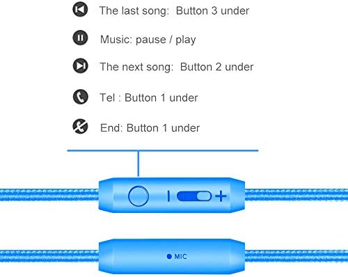 BestGot Аудио Кабел 3,5 mm приклучок за Слушалки Кабел со Микрофон во линија Волумен (4.3 ft / 1.3 m) за PS4 Контролер, Слушалки,