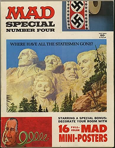 Mad Magazine Посебни Број Четири - заврши со сите Мини-Постери - 1971 година