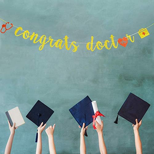Congrats Лекар Банер - Класа на 2022 Знак Оркестарот, 2022 Лекар Дипломирањето, Congrats Лекар, Средно Училиште/College/Виш Дипломирањето