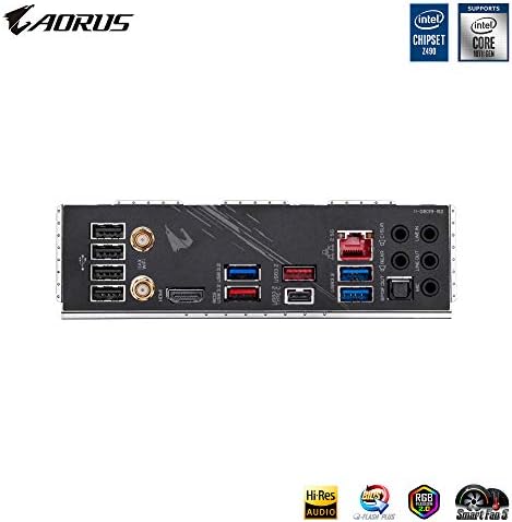 GIGABYTE Z490 AORUS ПРО СЕКИРА (Intel LGA1200/Z490/ATX/Intel 2.5 G LAN/Директни 12 Фаза Дигитални Моќ/Dual М 2/SATA 6Gb/s/USB 3.2