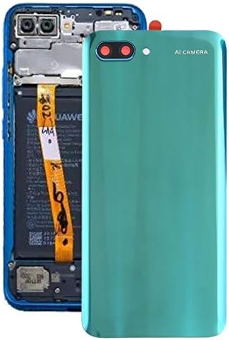 WANAO02 Батеријата на Задниот Поклопец со камерата Леќи на Камерата за Huawei Чест 10 (Црна) SDOJOG (Боја : Зелена)