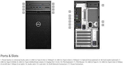 Dell Прецизност 3000 3640 работна Станица - Core i7 i7-10700 - 16GB RAM меморија - 512GB SSD - Кула (433K5)